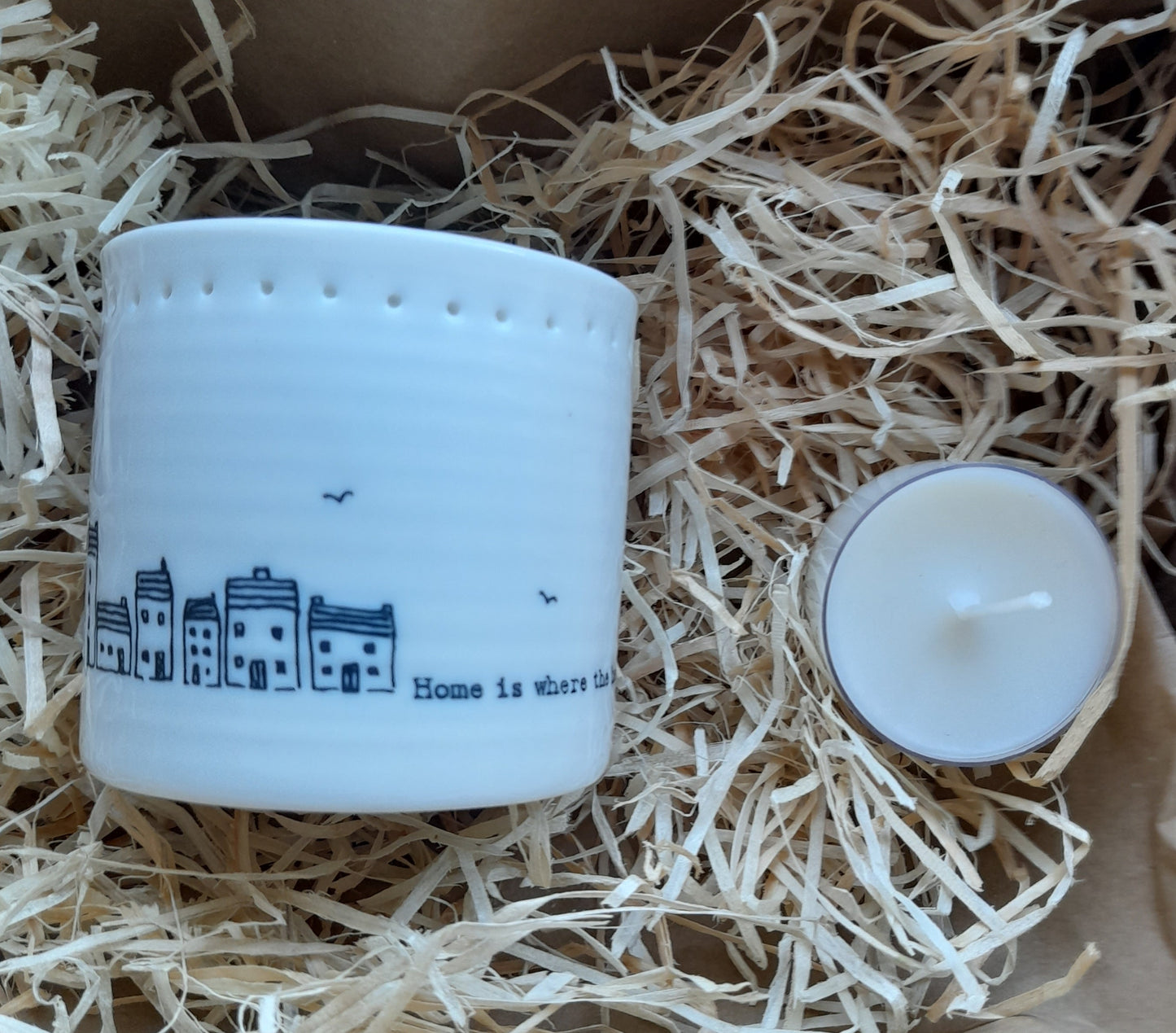 Tealight Holder - Home is where the heart is....