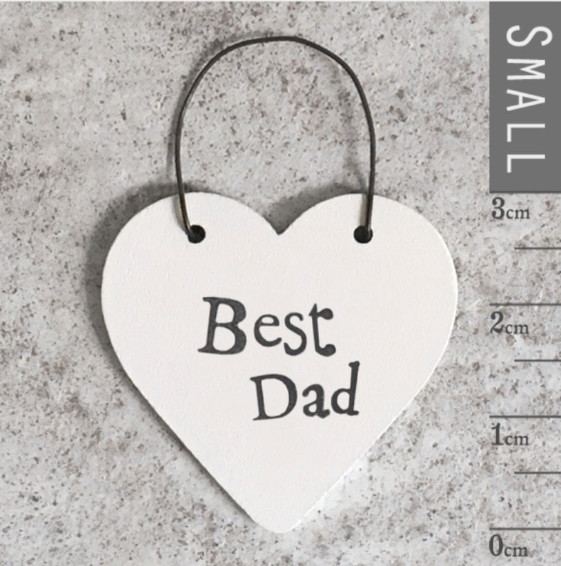 Free Delivery! Little Heart Tag - Best Dad