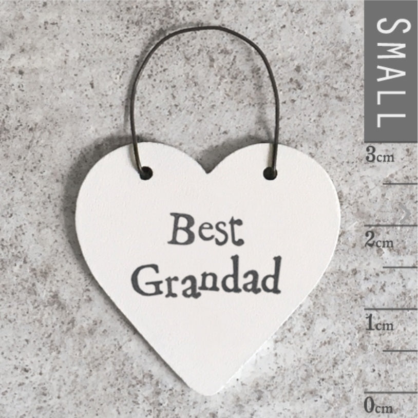 Free Delivery! Little Heart Tag - Best Grandad