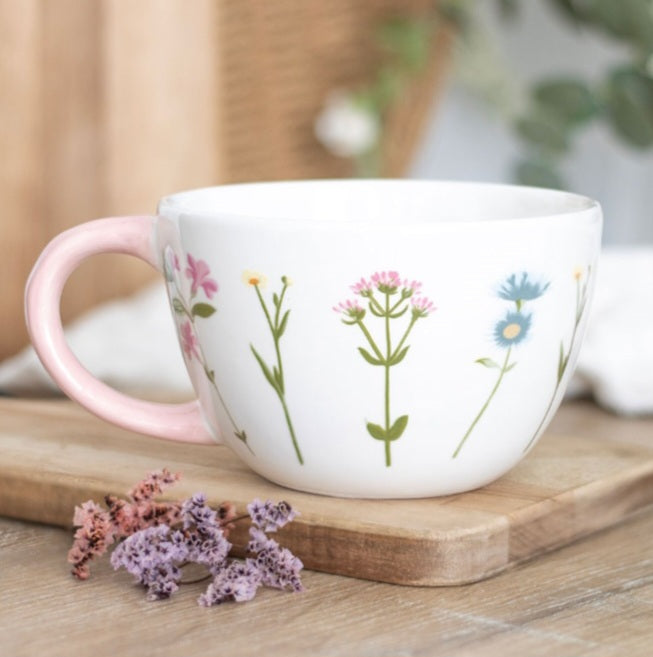 Pretty Floral Mugs