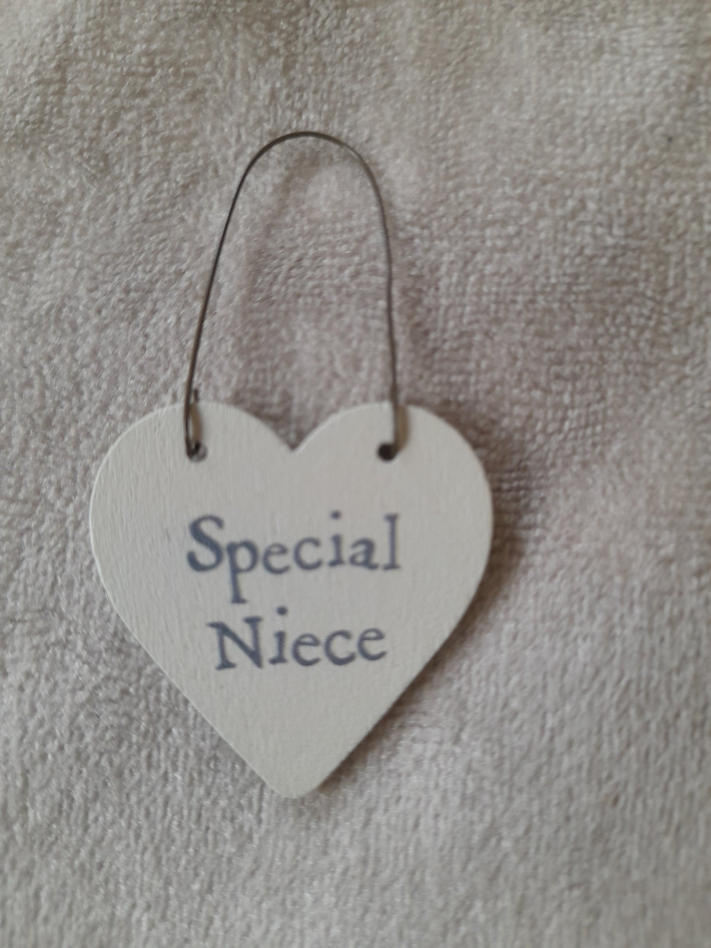 Free Delivery! Little Heart Tag - Special Niece