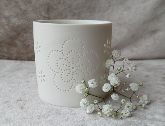 Flower Cut Out Tealight Holder