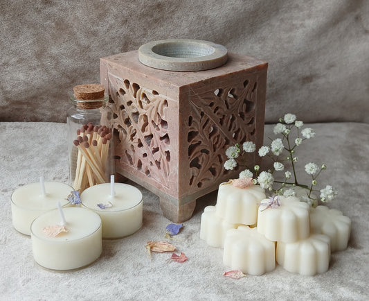 Free Delivery! Moroccan Arch Soap Stone Wax Melt Burner - Gift Box