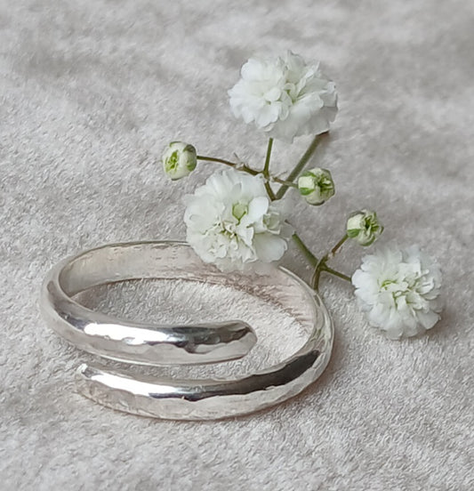 COMING SOON! Sterling Silver Hammered Thumb Ring