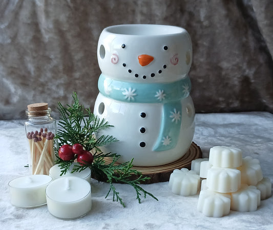 Order Now for Christmas - Christmas Snowman Wax Melt Burner - Gift Boxes