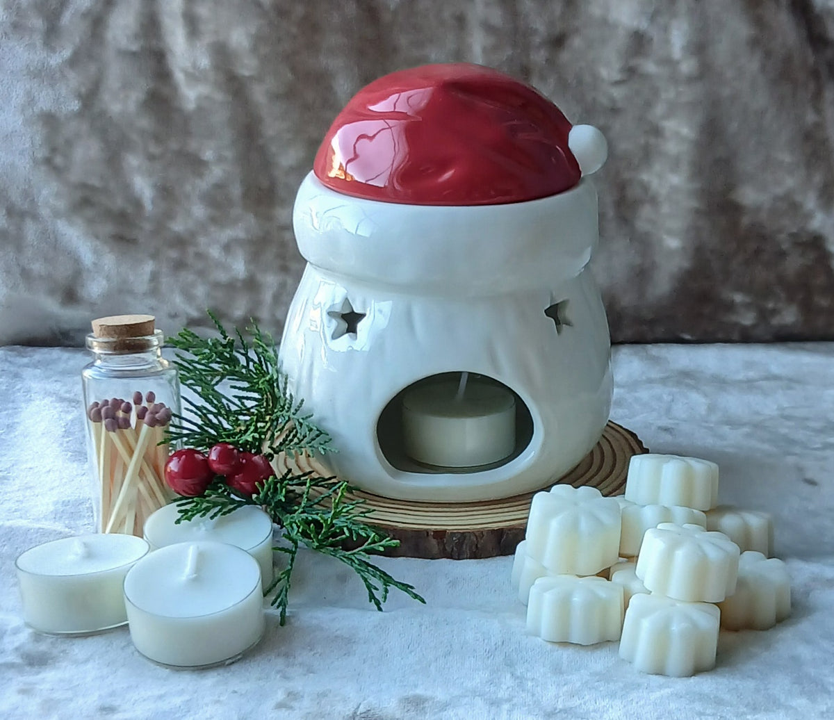 Order Now for Christmas - Christmas Santa Wax Melt Burner - Gift Boxes