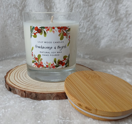 Order Now for Christmas - Frankincense & Myrrh - Soy Wax Candle