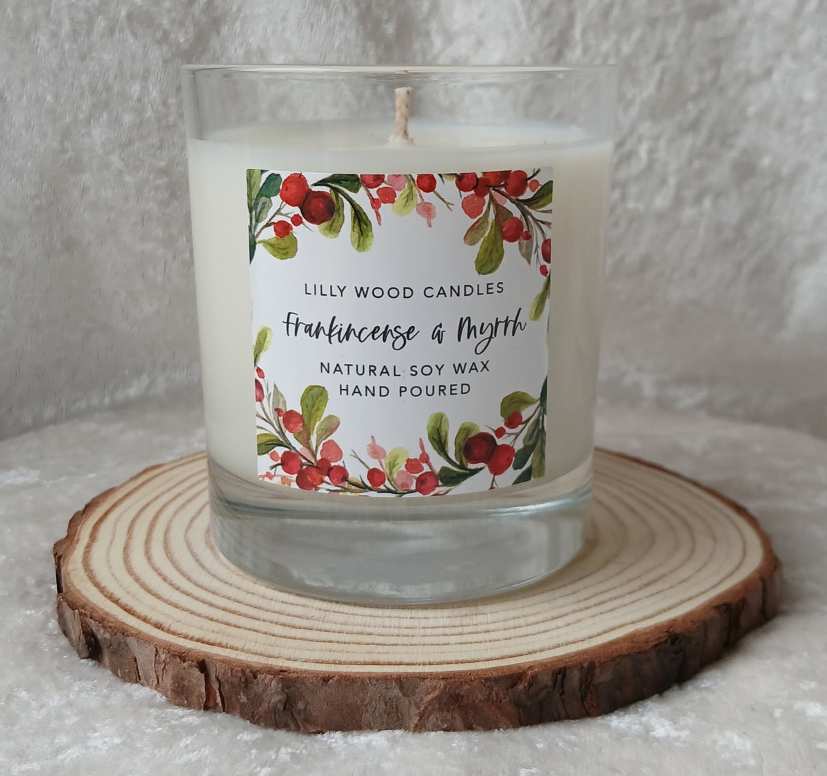Order Now for Christmas - Frankincense & Myrrh - Soy Wax Candle