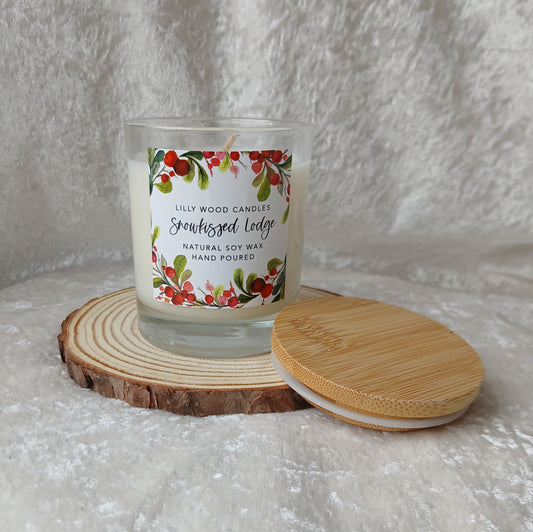 Order Now for Christmas - Snowkissed Lodge - Soy Wax Candle