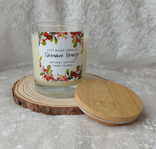 Order Now for Christmas Cinnamon Orange - Soy Wax Candle