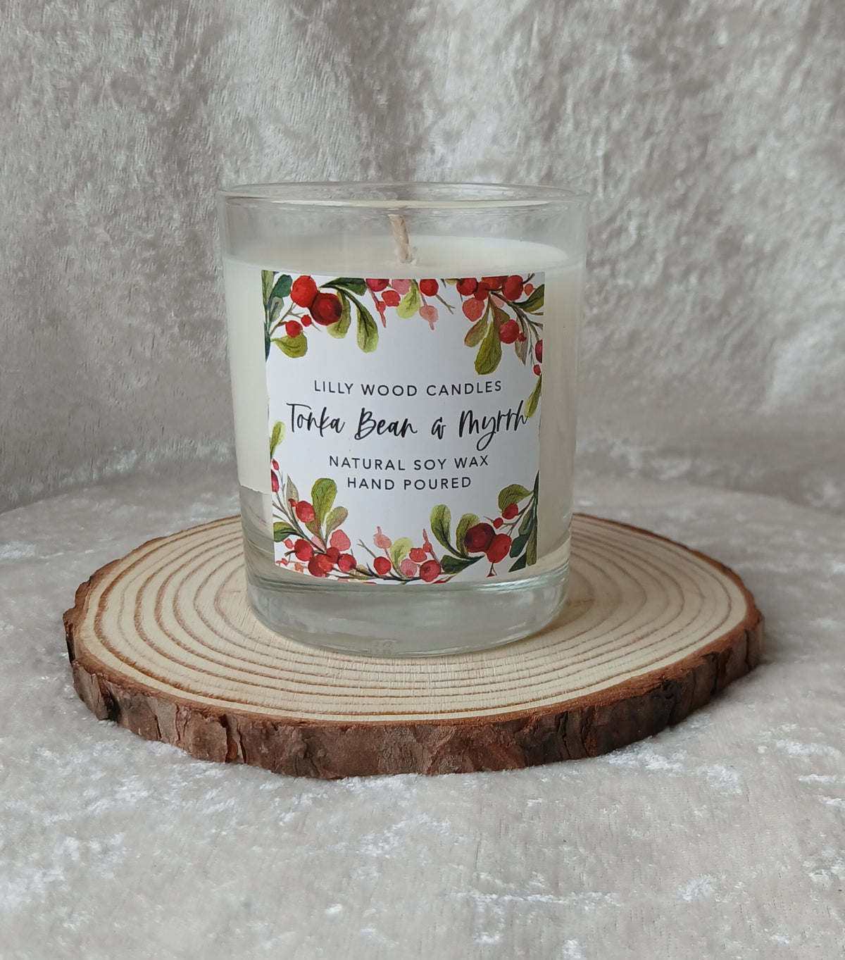 Order Now for Christmas - Tonka Bean & Myrrh - Soy Wax Candle
