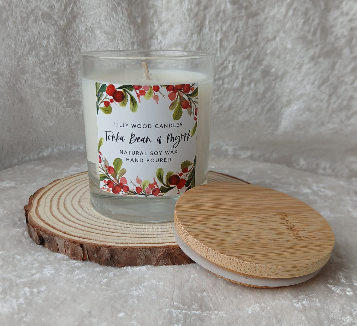 Order Now for Christmas - Tonka Bean & Myrrh - Soy Wax Candle