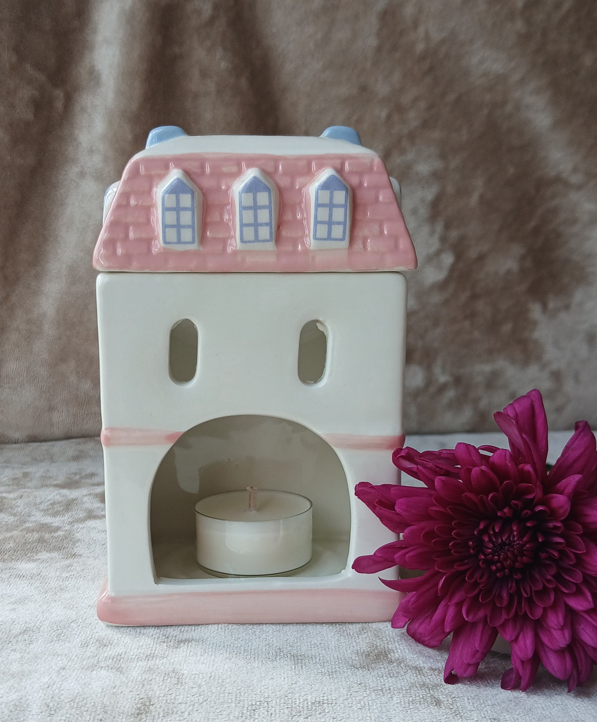 Pretty Pastel Tealight House