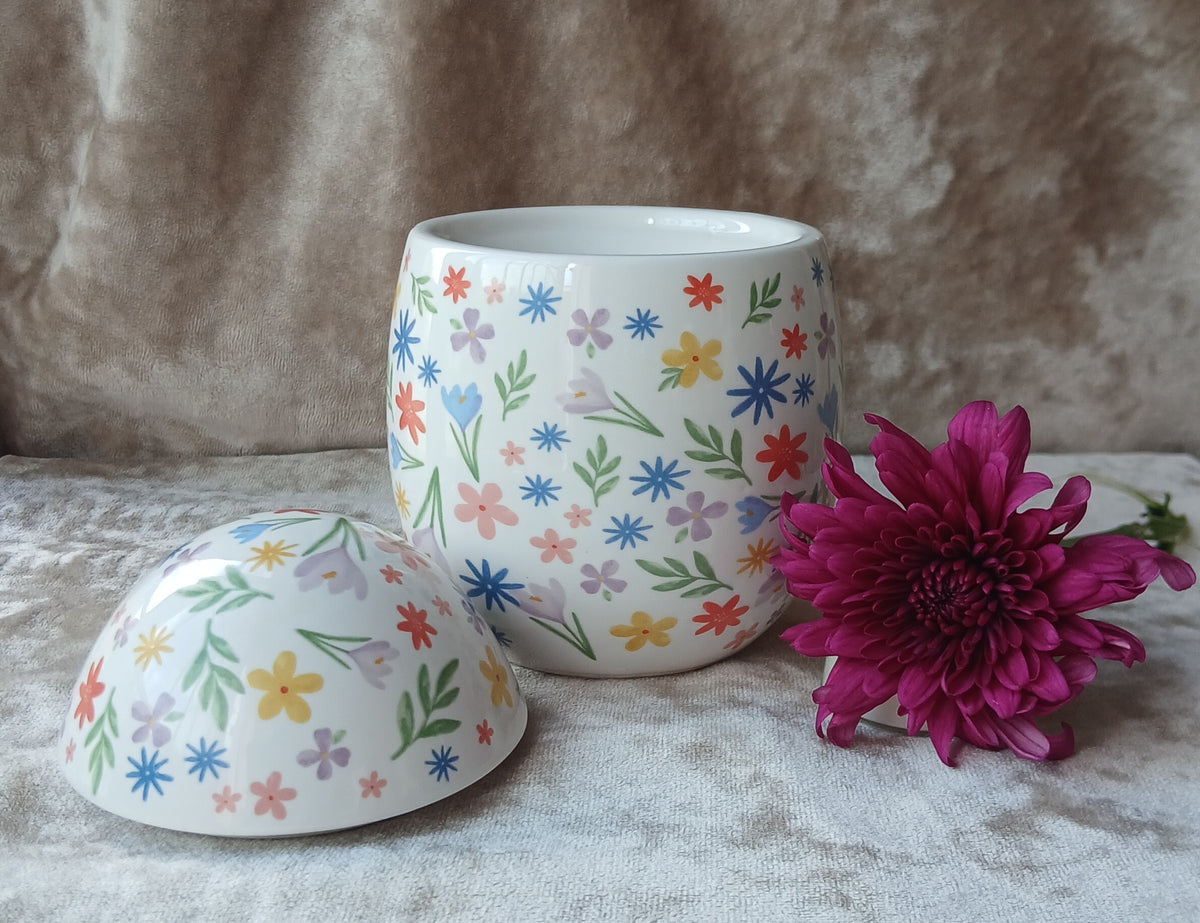Floral Egg Wax Melt Burner