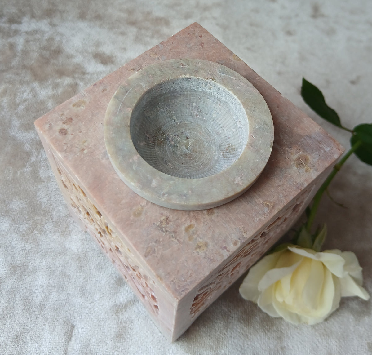 Moroccan Arch Soapstone Wax Melt Burner