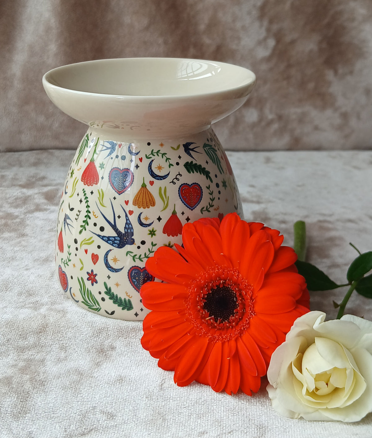 Folk Art Wax Melt Burner