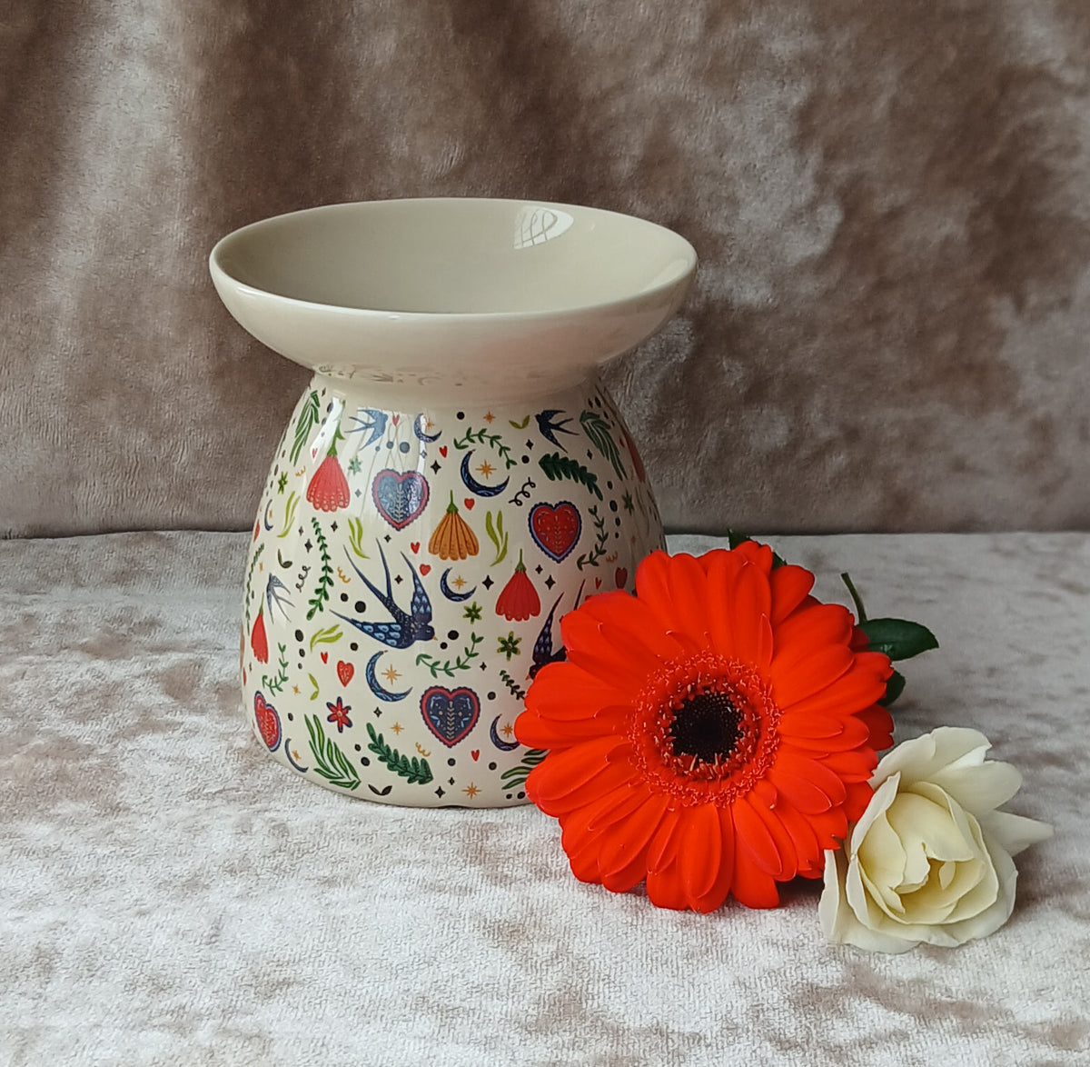 Folk Art Wax Melt Burner
