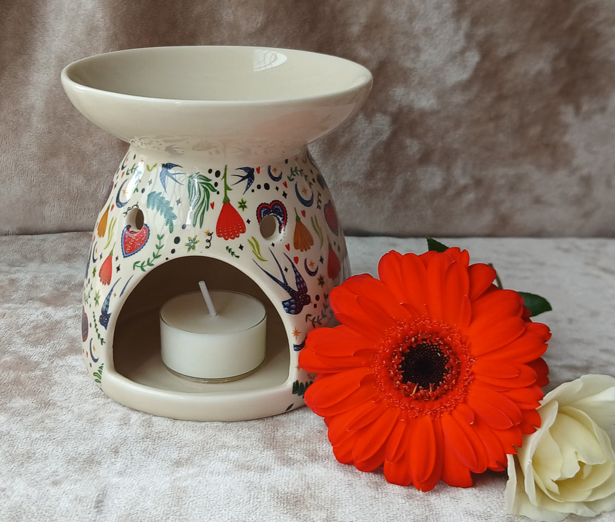 Folk Art Wax Melt Burner