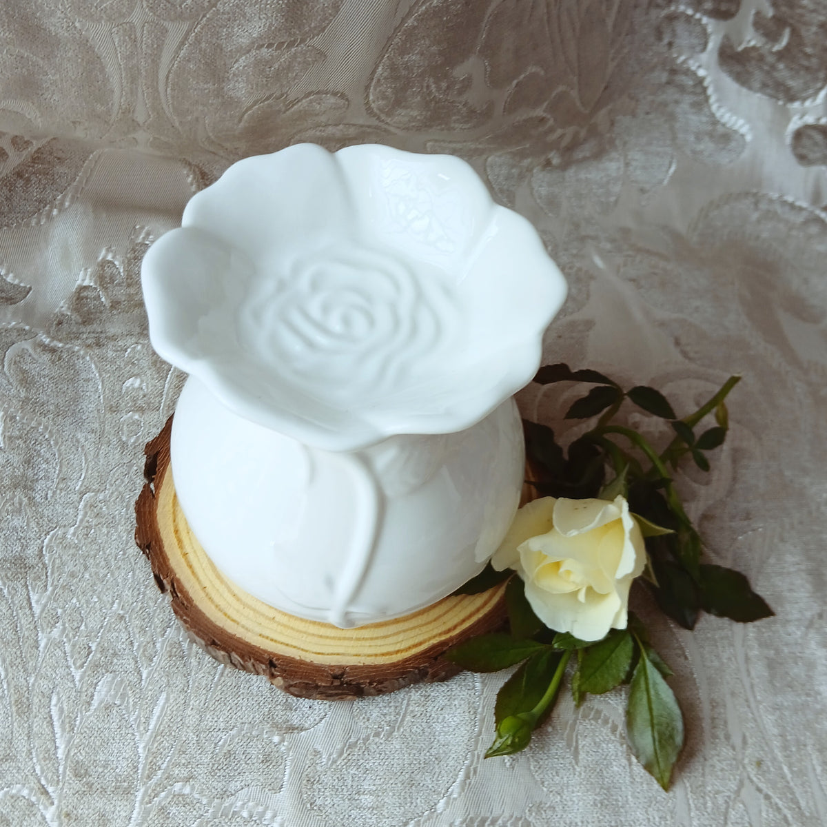 Elegant Rose Wax Melt Burner