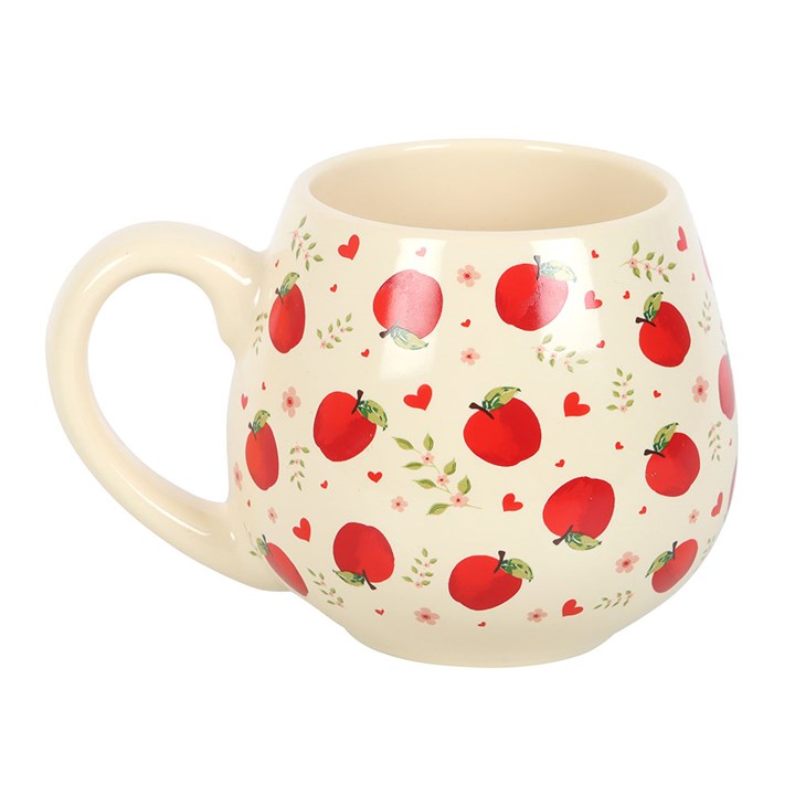 Apple Print Rounded Mug