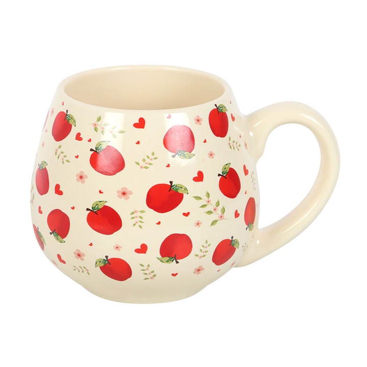 Apple Print Rounded Mug