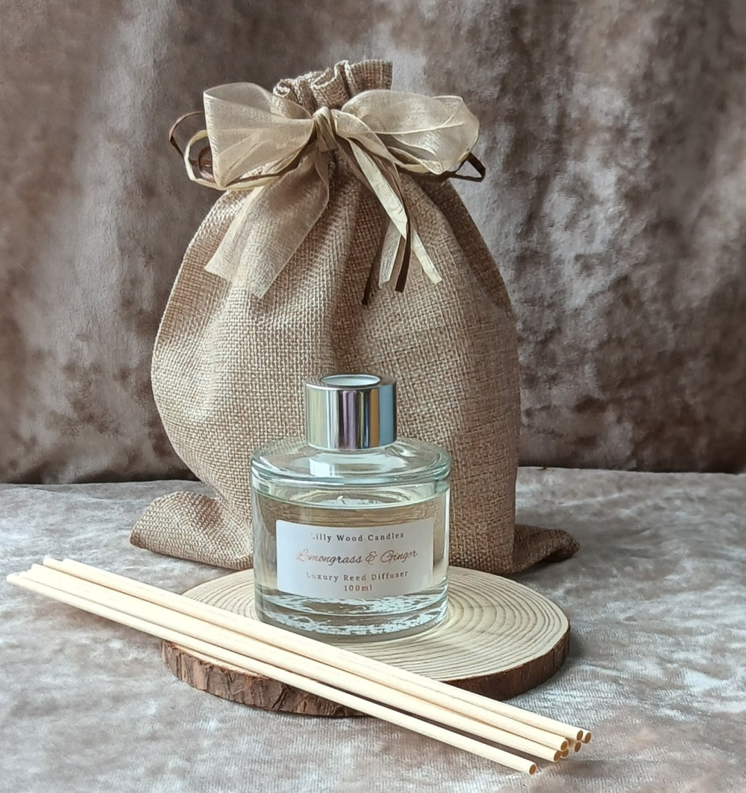 Lemongrass & Ginger - Traditional Reed Diffuser