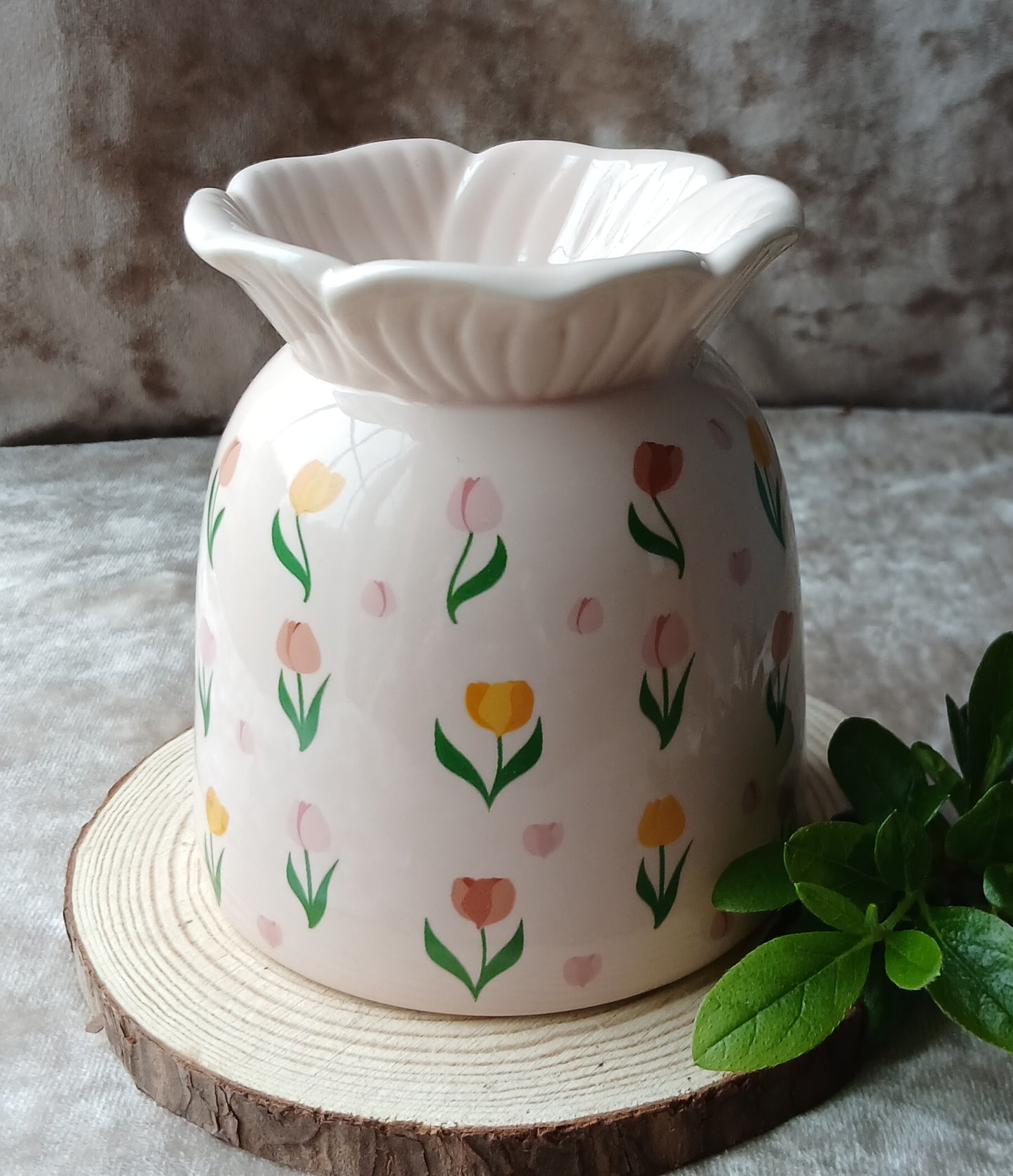 Pink with Pastel Flowers Wax Melt - Gift Box