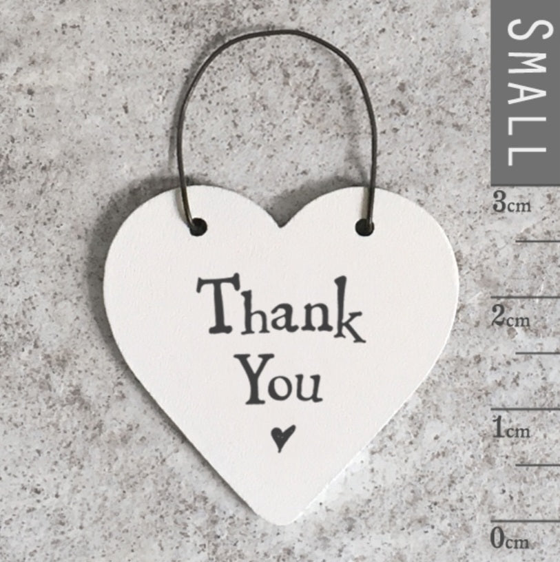 Free Delivery! Little Heart Tag - Thank You