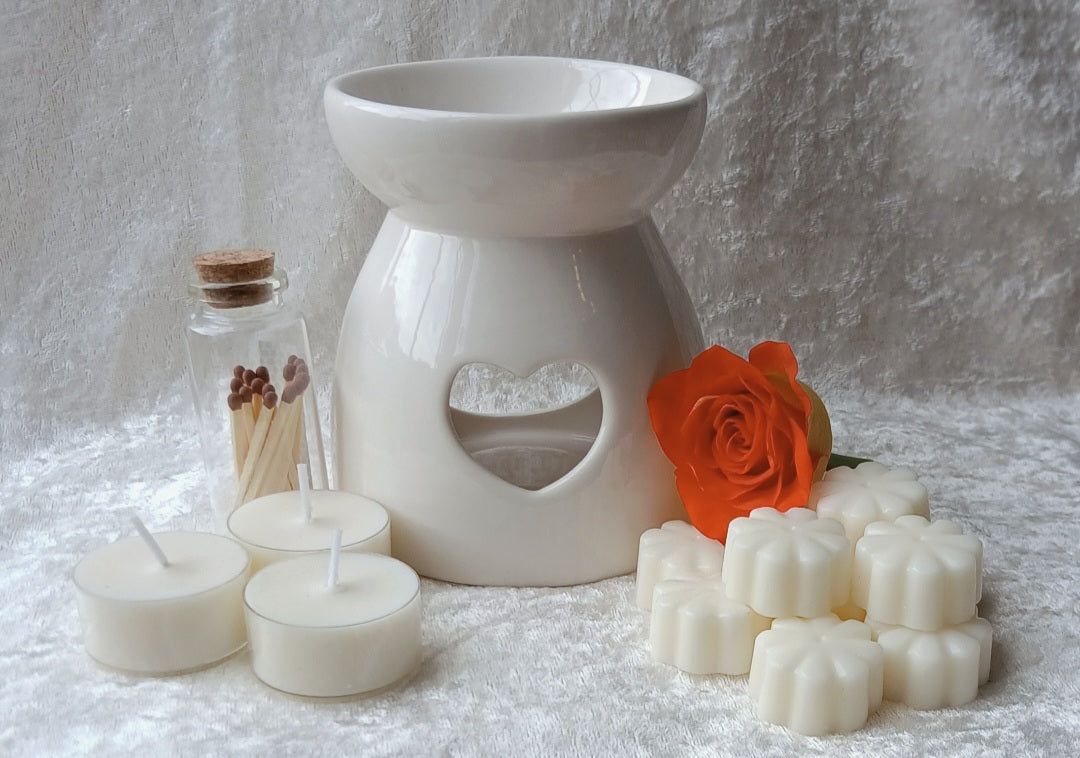 Cream Heart Wax Melt - Gift Box