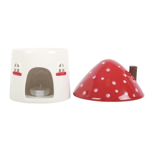 Mushroom House Oil Burner and Wax Warmer